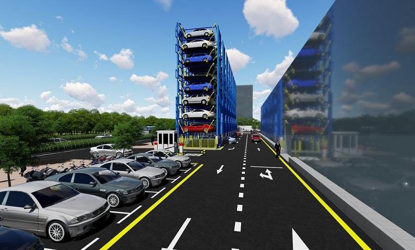 Roterende parkeringssystem