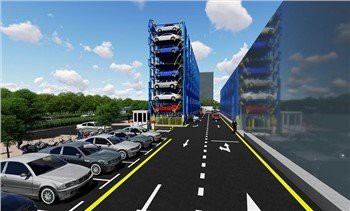 Roterende parkeringssystem